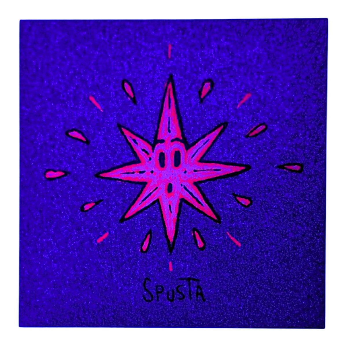 Marq Spusta
Star (Olive Shimmer)
Screen print
2 x 2 in

Plate Signed
