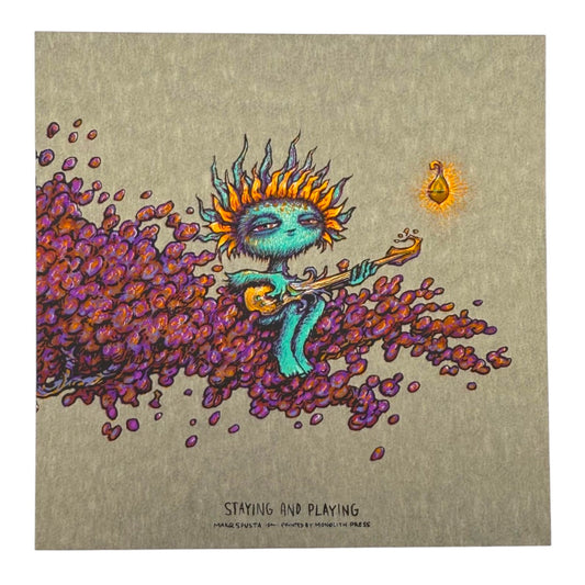 Marq Spusta  "Staying and Playing " Micro Print