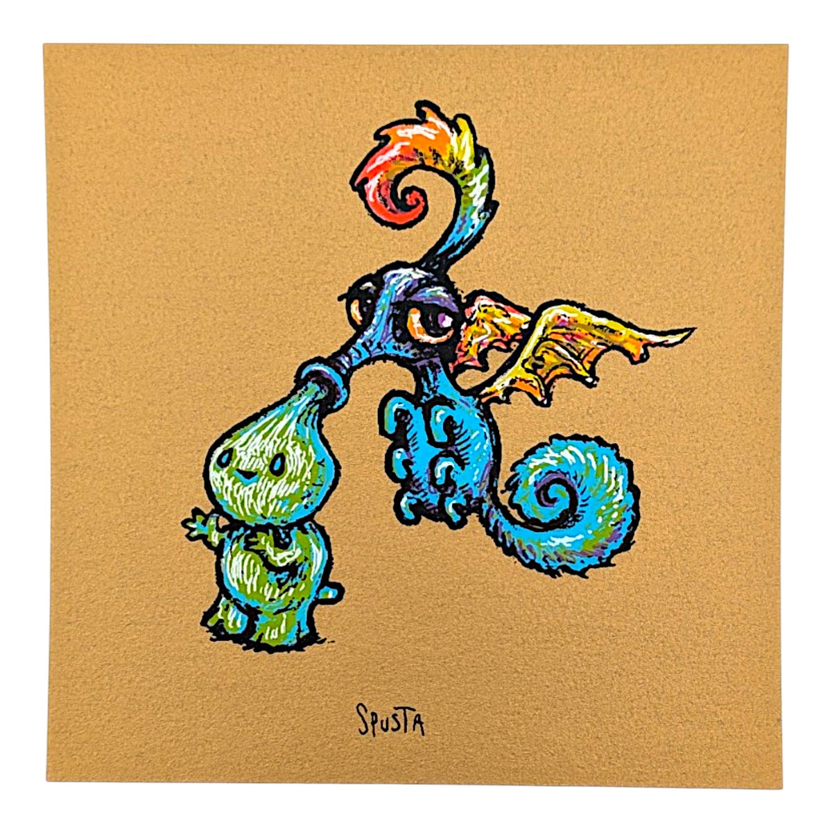 Marq Spusta
Sucker
Screen print
4 x 4 in

Plate Signed