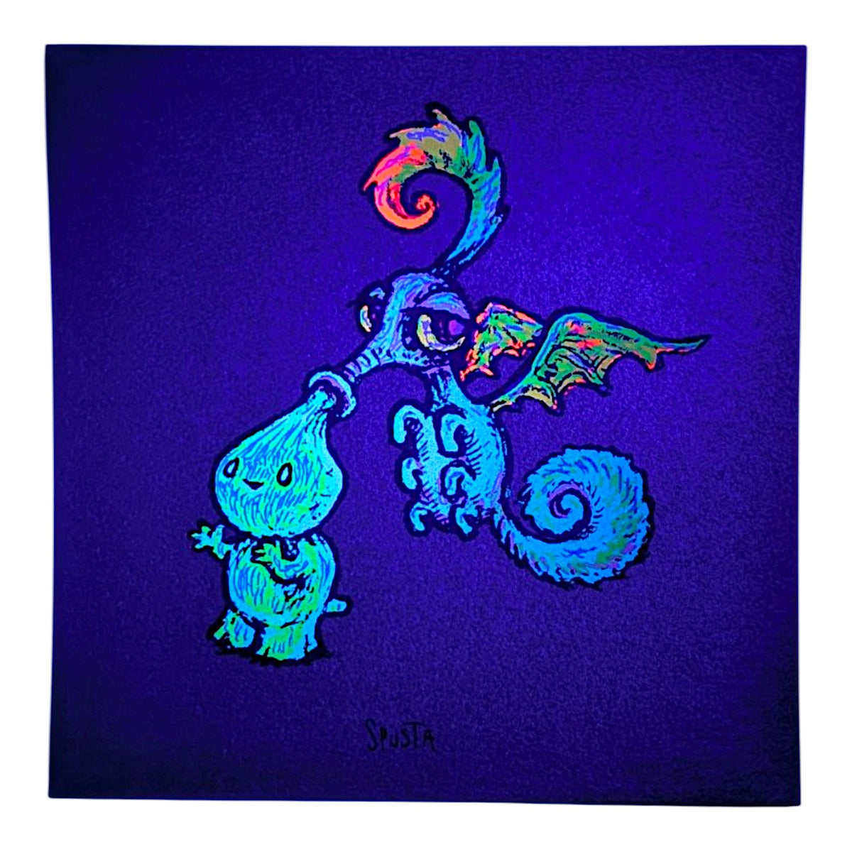 Marq Spusta
Sucker
Screen print
4 x 4 in

Plate Signed