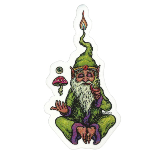 Marq Spusta The Knowing of the Gnomeness Sticker