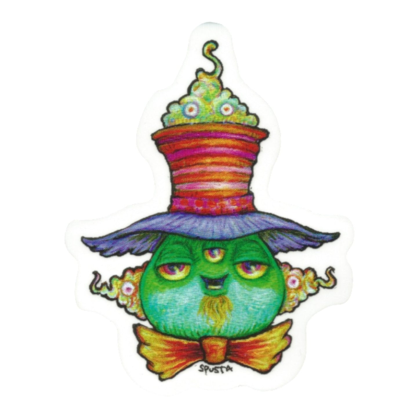 Marq Spusta Third Eye Bow Tie Sticker