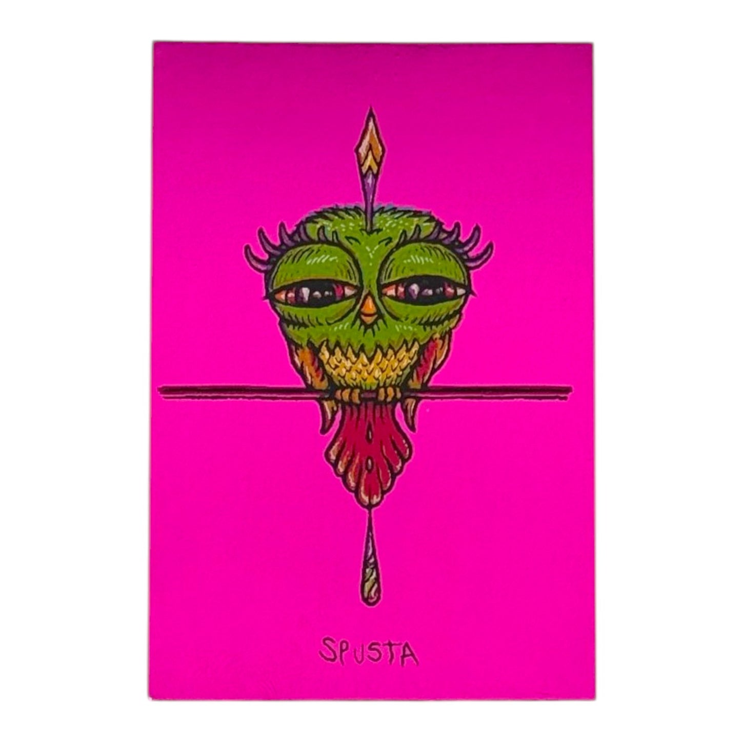 Marq Spusta Tweet (Metallic Magenta) Micro Print