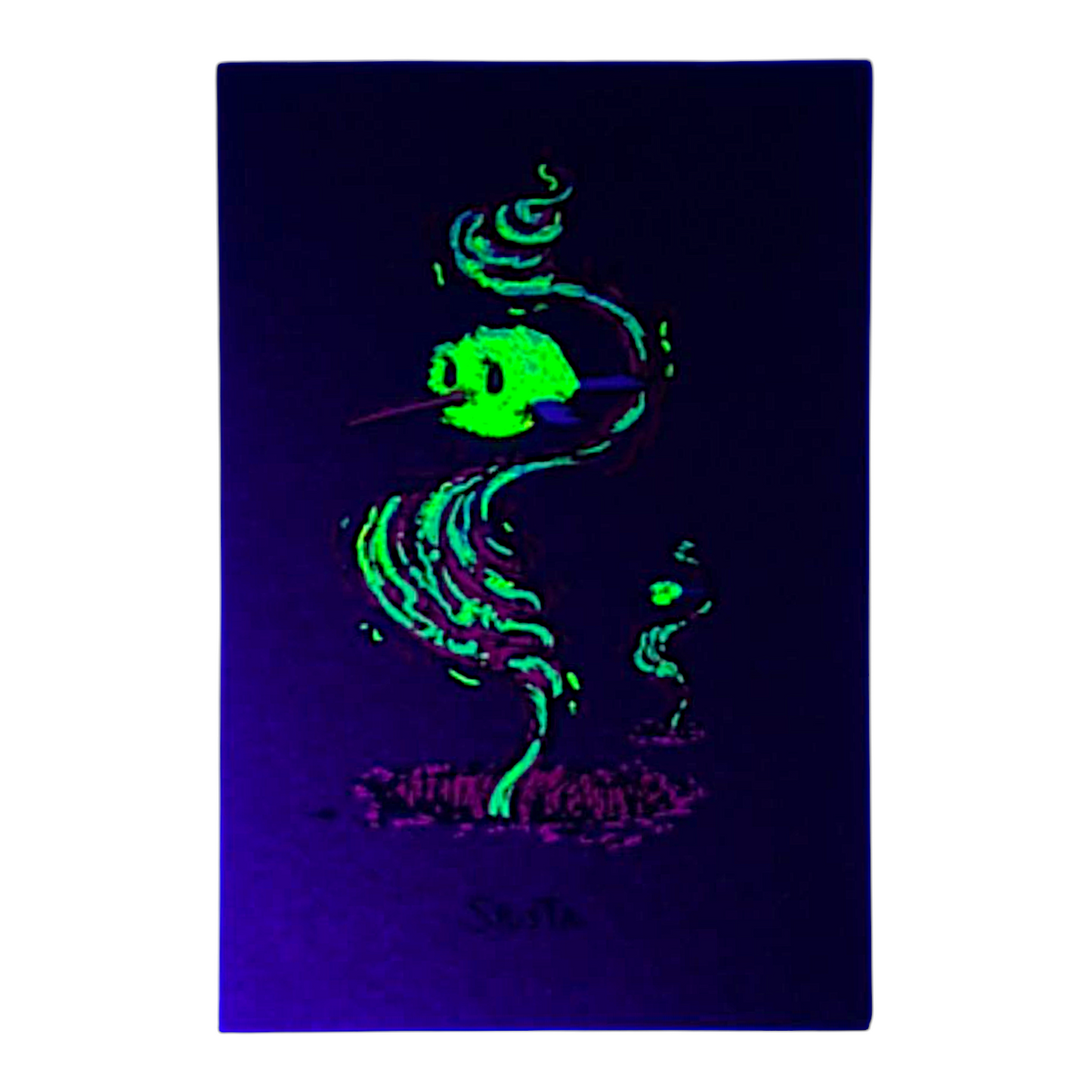 Marq Spusta Two Birds (Sticky Pink) Micro Print