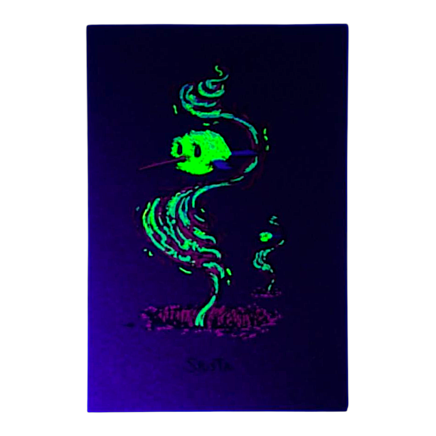 Marq Spusta Two Birds (Sticky Pink) Micro Print