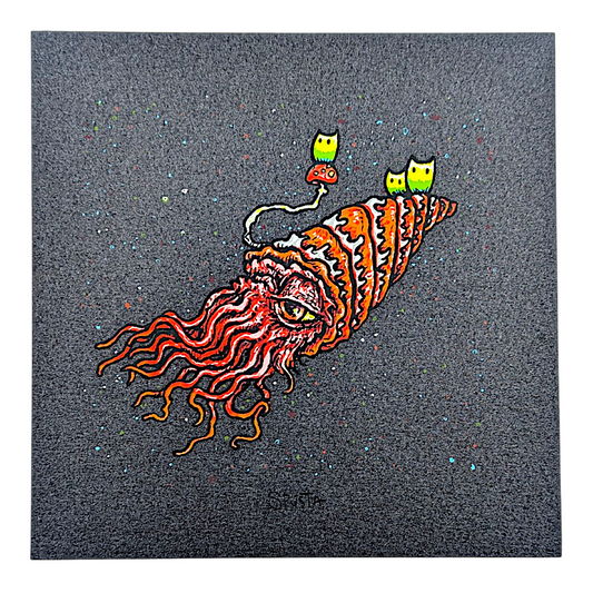 Marq Spusta
Voyageminder (Black Shimmer), 2019
Screen print
4 x 4 in

Plate signed