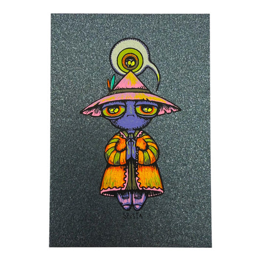 Marq Spusta "Zen Guy" (Black Shimmer) Micro Print