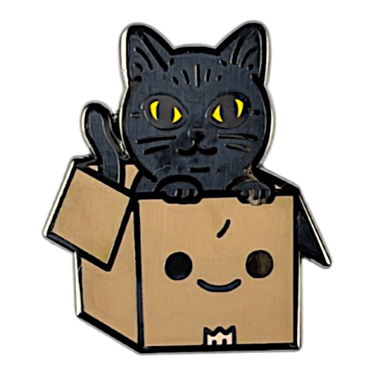Mike Mitchell Boxo (Kitty) Enamel pin Approx. 1.25 x 1.25
