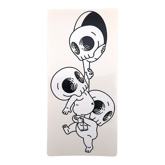 Mike Mitchell Climbing Skullies Sticker