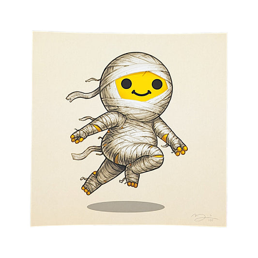 Mike Mitchell Miles Mummy, 2025 Archival Print on Cotton Rag Paper 8 x 8 in Edition of 100 Hand signed + numbered by the artist