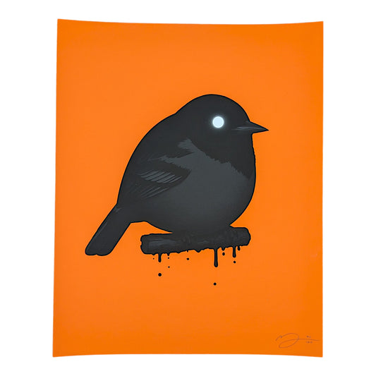 Mike Mitchell Oriole II (Void Orange), 2021 Archival Print on Cotton Rag Paper 8 x 10 in Edition of 100 Hand signed + numbered by the artist