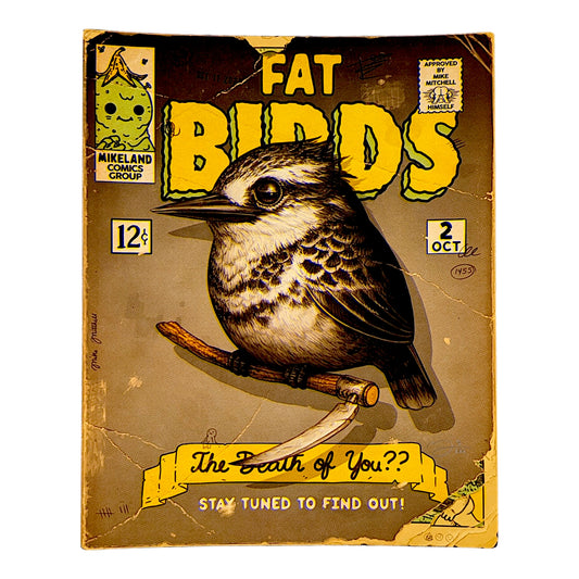 Mike Mitchell Pied Kingfisher (Comic Cover), 2025 Archival Print on Cotton Rag Paper 8 x 10 in Edition of 100 Hand signed + numbered by the artist