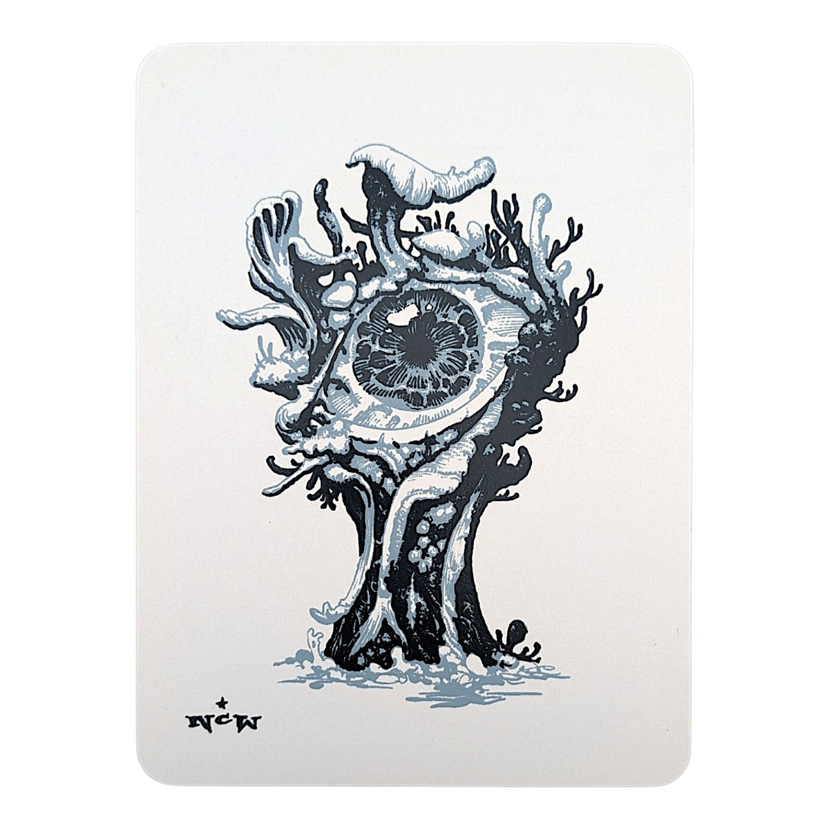 N.C. Winters
B-Sides Vol. I #12, 2017-2023
2 color screenprint
4.5 x 6 in

Plate signed. Printed on upcycled gig posters and art prints.