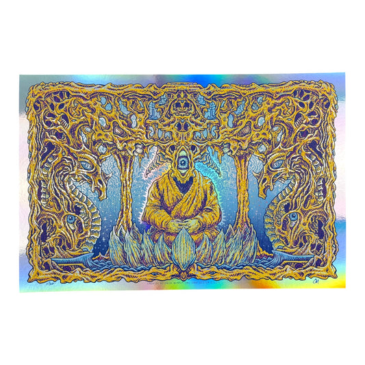 Owen Murphy
Dragon's Lair (Foil), 2026
6 color screen print on foil paper
12 x 18 in
Edition of 60

Hand signed + numbered by the artist