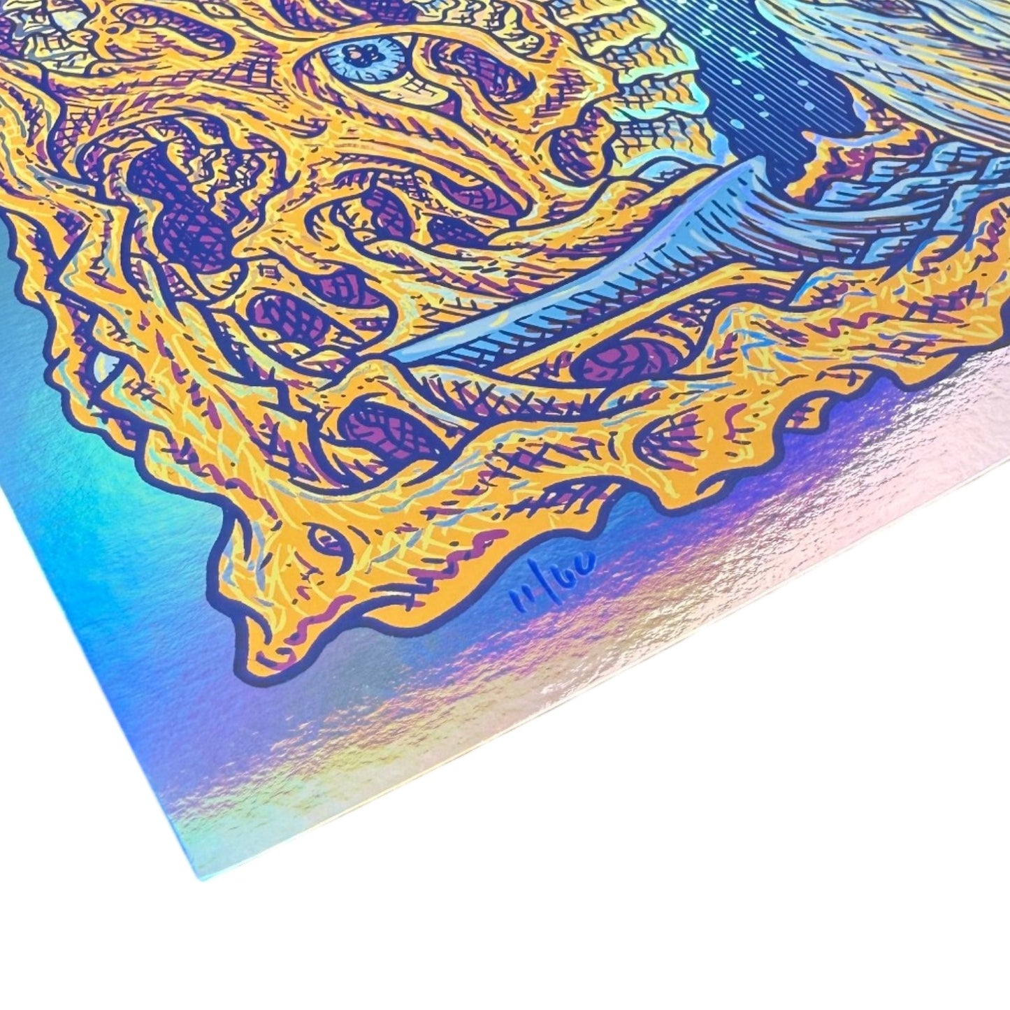 Owen Murphy
Dragon's Lair (Foil), 2026
6 color screen print on foil paper
12 x 18 in
Edition of 60

Hand signed + numbered by the artist