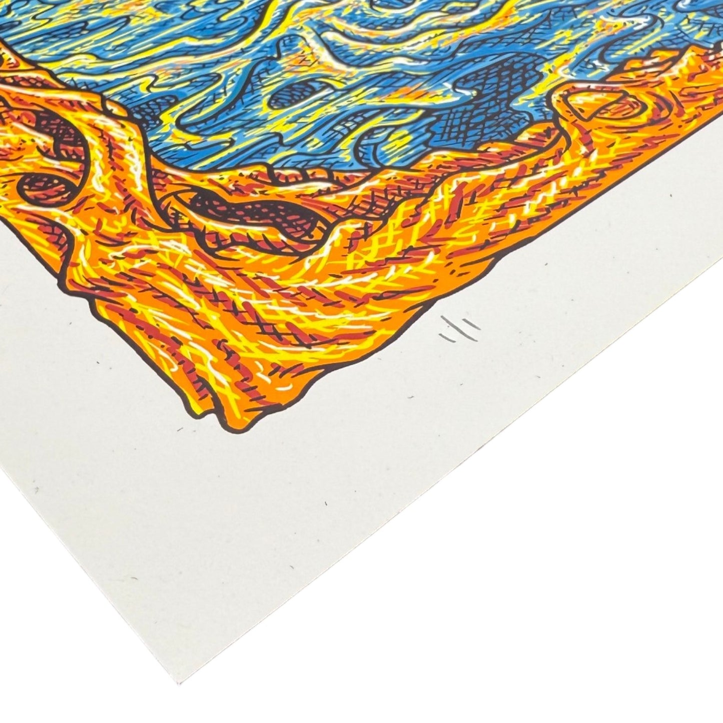 Owen Murphy AKA One Drop Design Studio 
Mystic's Ride, 2026
Screen print
16 x 24 in
1/1 

Hand signed, numbered  + doodled by the artist