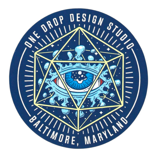 Owen Murphy "One Drop Design Studio" Sticker