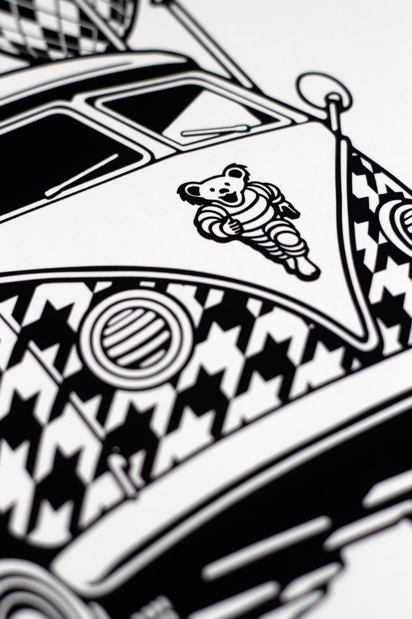 Slinger x Pyroscopic (The Parking Lot Collective)
Slinger Flying Bus, 2025
Screen Print on 140 lb Acid Free Watercolor Paper
11 x 14 in
Edition of 100

Hand Signed, Numbered + Dated by the artists. 