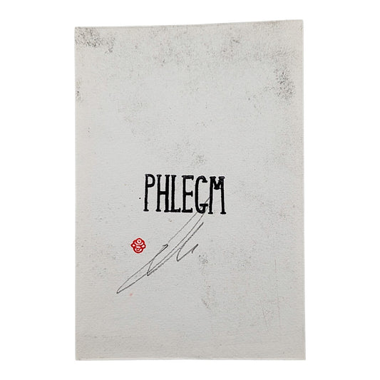 Phelgm Covid Catapult, 2026 Copper engraving 4.75 x 3.25 in Red Stamp - Full Run = Until Wear (200-500) Hand signed + stamped by the artist on verso