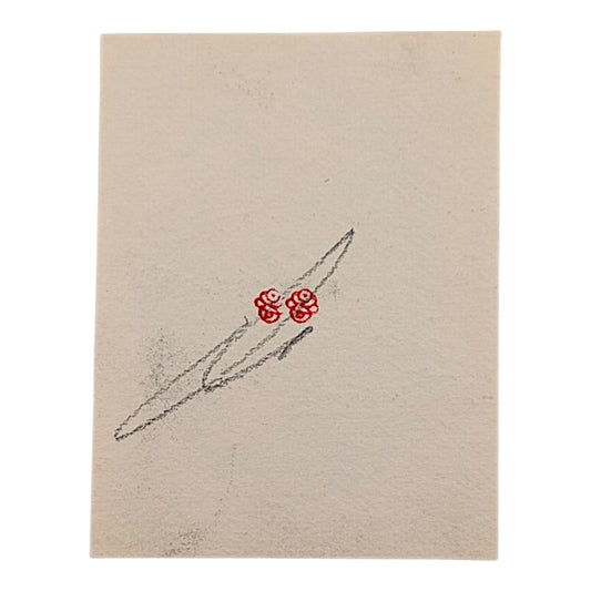 Phelgm Untitled, 2026 Copper engraving 2.5 x 3.25 in Red Stamp - Full Run = Until Wear (200-500) Hand signed + stamped by the artist on verso