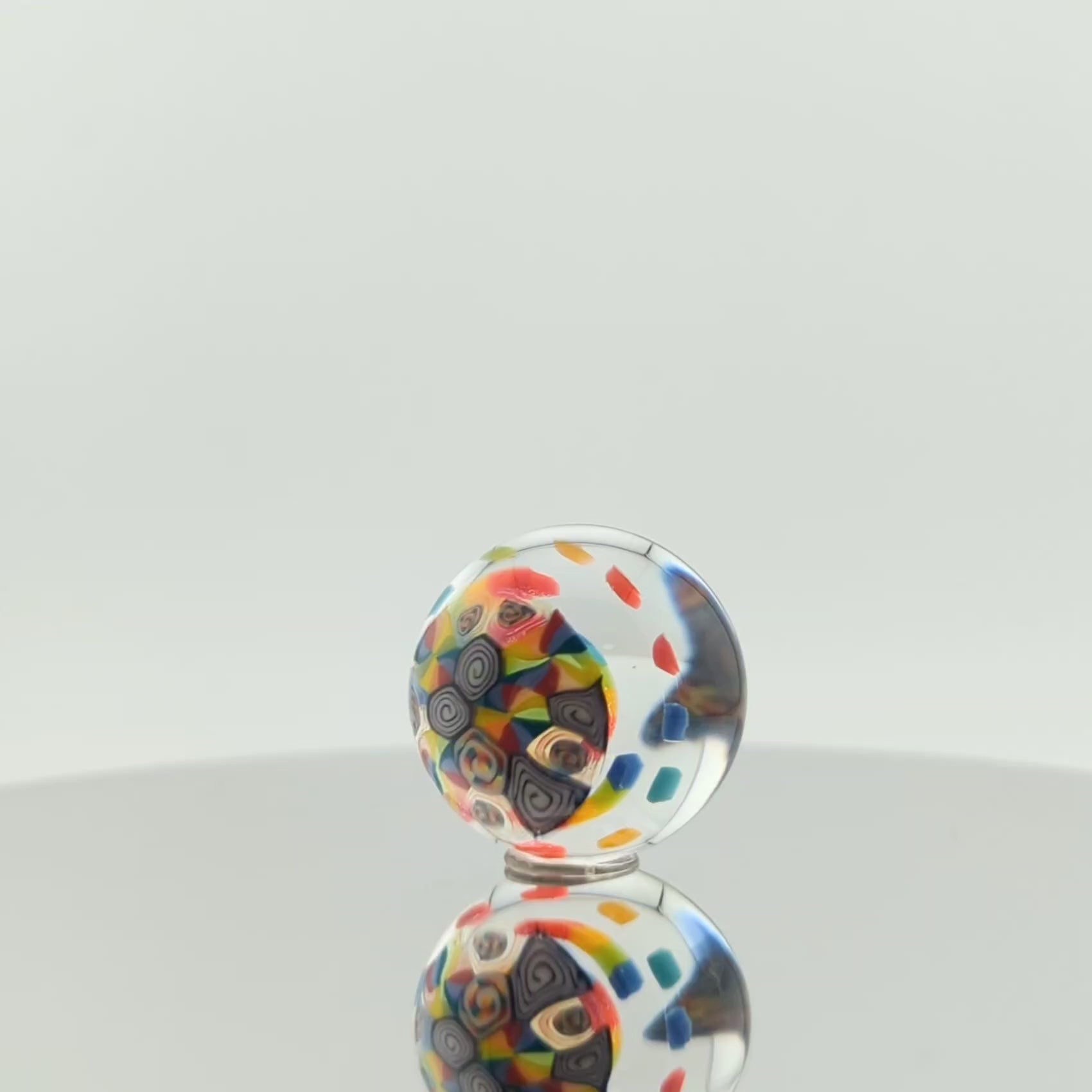 BMFT 2024 Borosilicate Glass Marble 19 mm  Hand blown glass made by BMFT