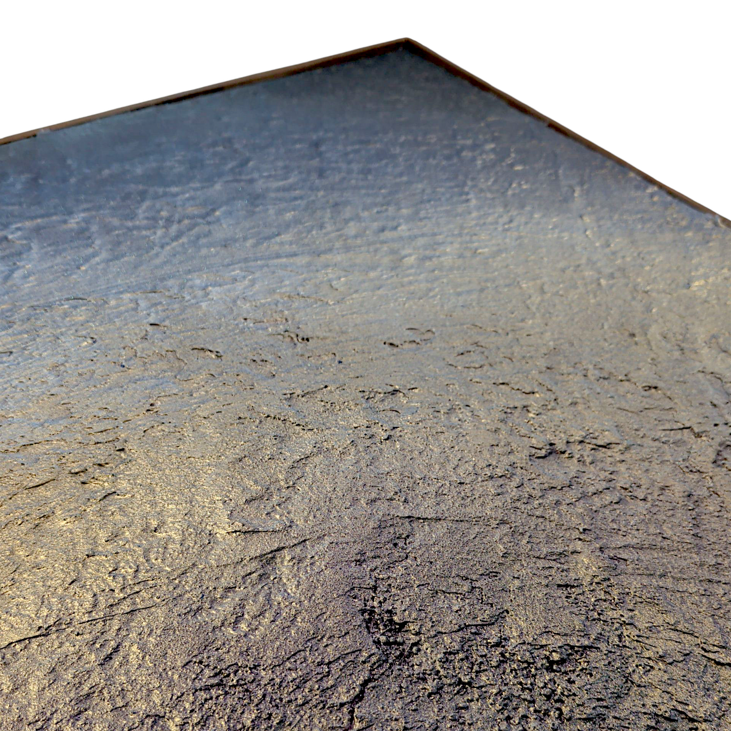 Rick Medina 
Ophelia  
Mixed media on canvas 
16 x 20 in each 

One hand signed by the artist on verso. From Rick Medina's Celestial Core Samples series

Custom frame: 

16.5 x 20.5 x 1.75 in
Custom framed by the artist 
*These paintings are constructed without a specific orientation or directionality - the work moves like a compass, and can be displayed in any orientation. For additional viewpoints, please visit "Ophelia" here