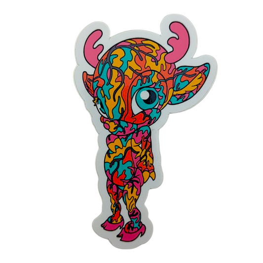 Ron English Grin Sticker

2.5 x 4" vinyl die cut sticker
Weatherproof
