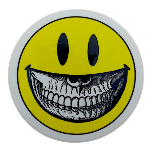 Ron English Grin Sticker

3" vinyl sticker
Weatherproof