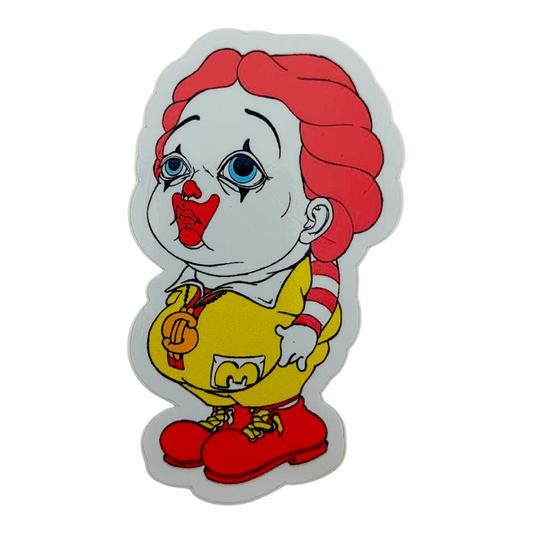 Ron English Young MC Sticker

2.25 x 4" die cut vinyl sticker
Weatherproof