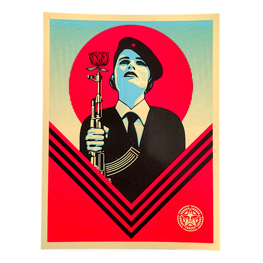 Shepard Fairey Peace Guard 2 Sticker