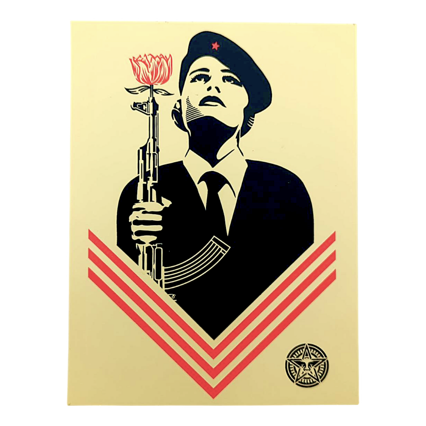 Shepard Fairey Peace Guard Sticker