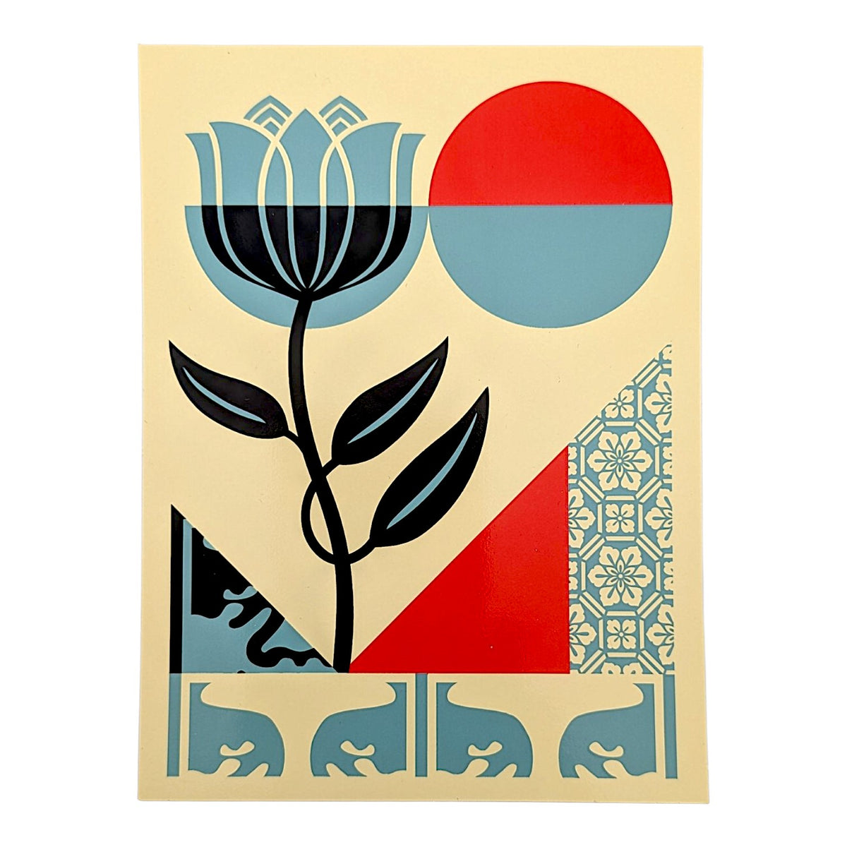 Shepard Fairey
Phenomenology in Bloom
Vinyl sticker
4 x 5.25 in