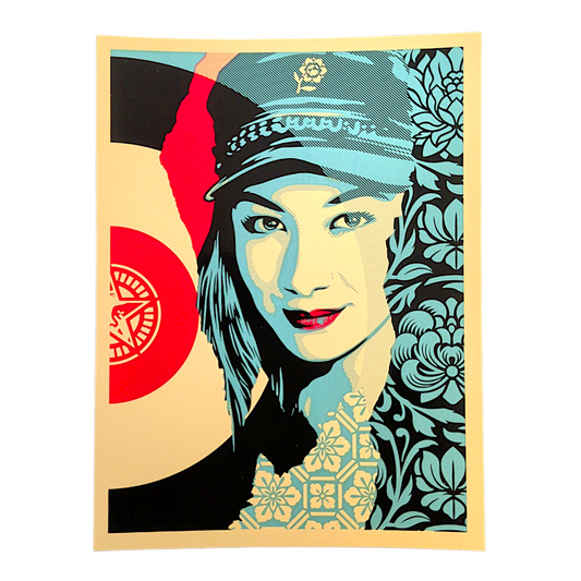 Shepard Fairey Raise The Level Sticker