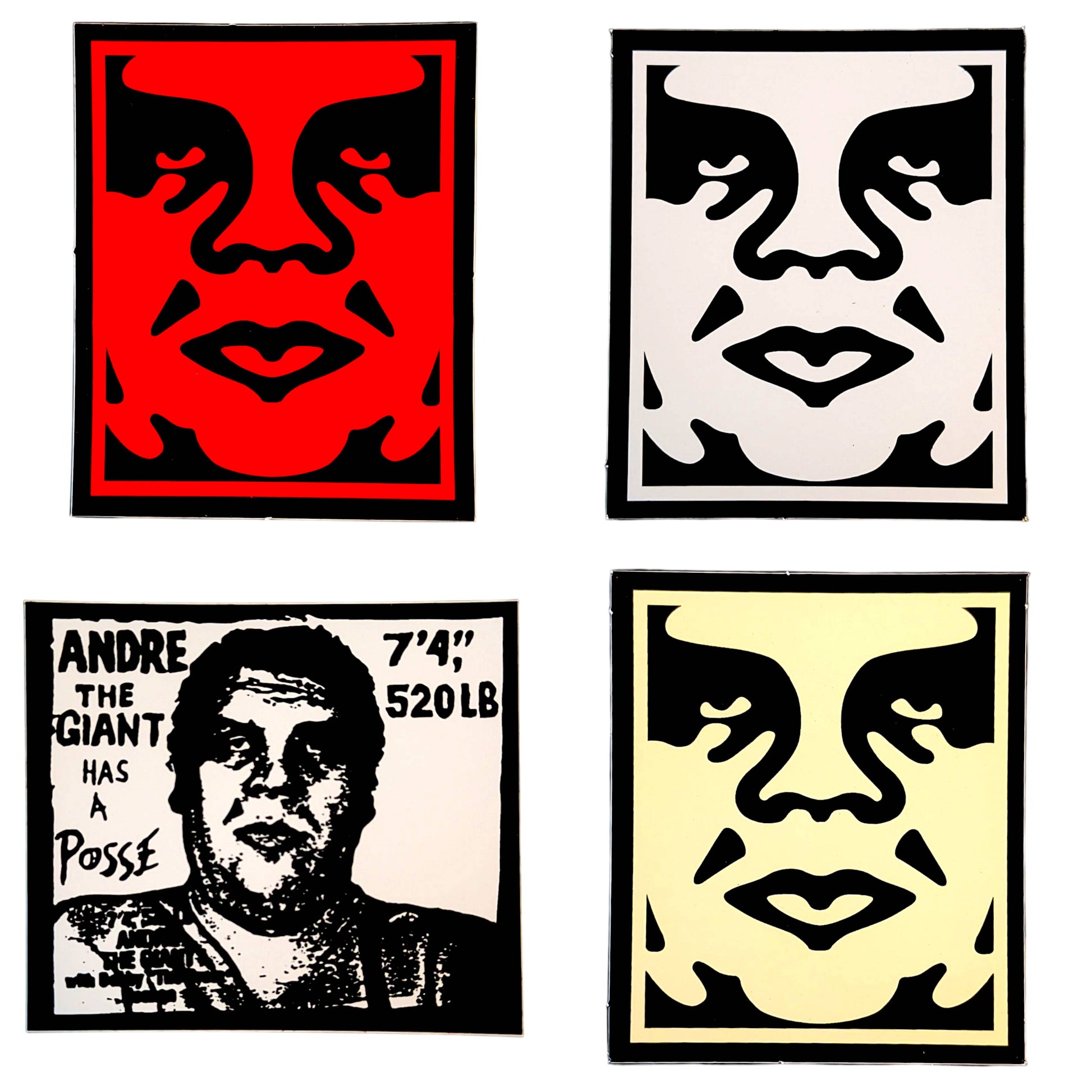 Shepard Fairey Sticker Pack #1
