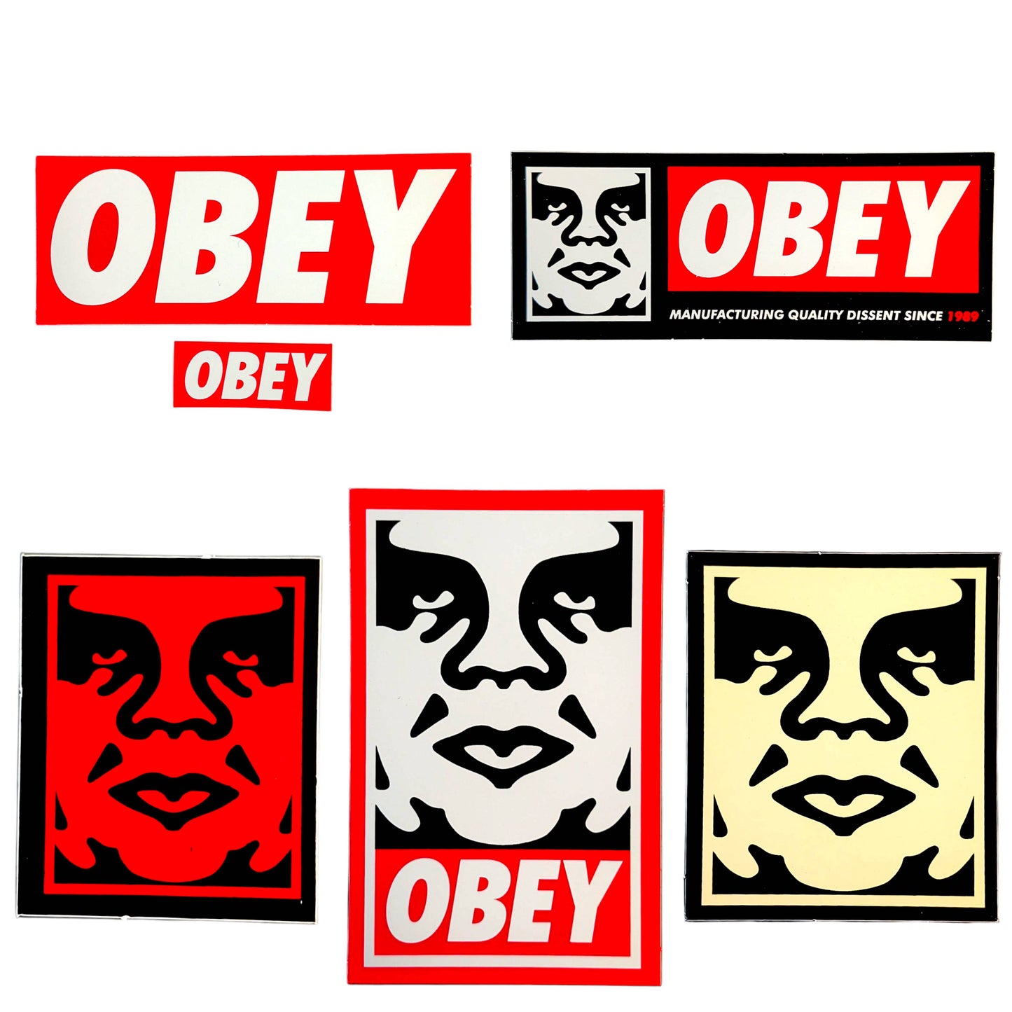 Shepard Fairey Sticker Pack #3