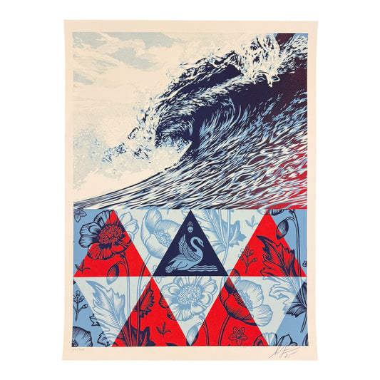Shepard Fairey "Wave of Distress" Print