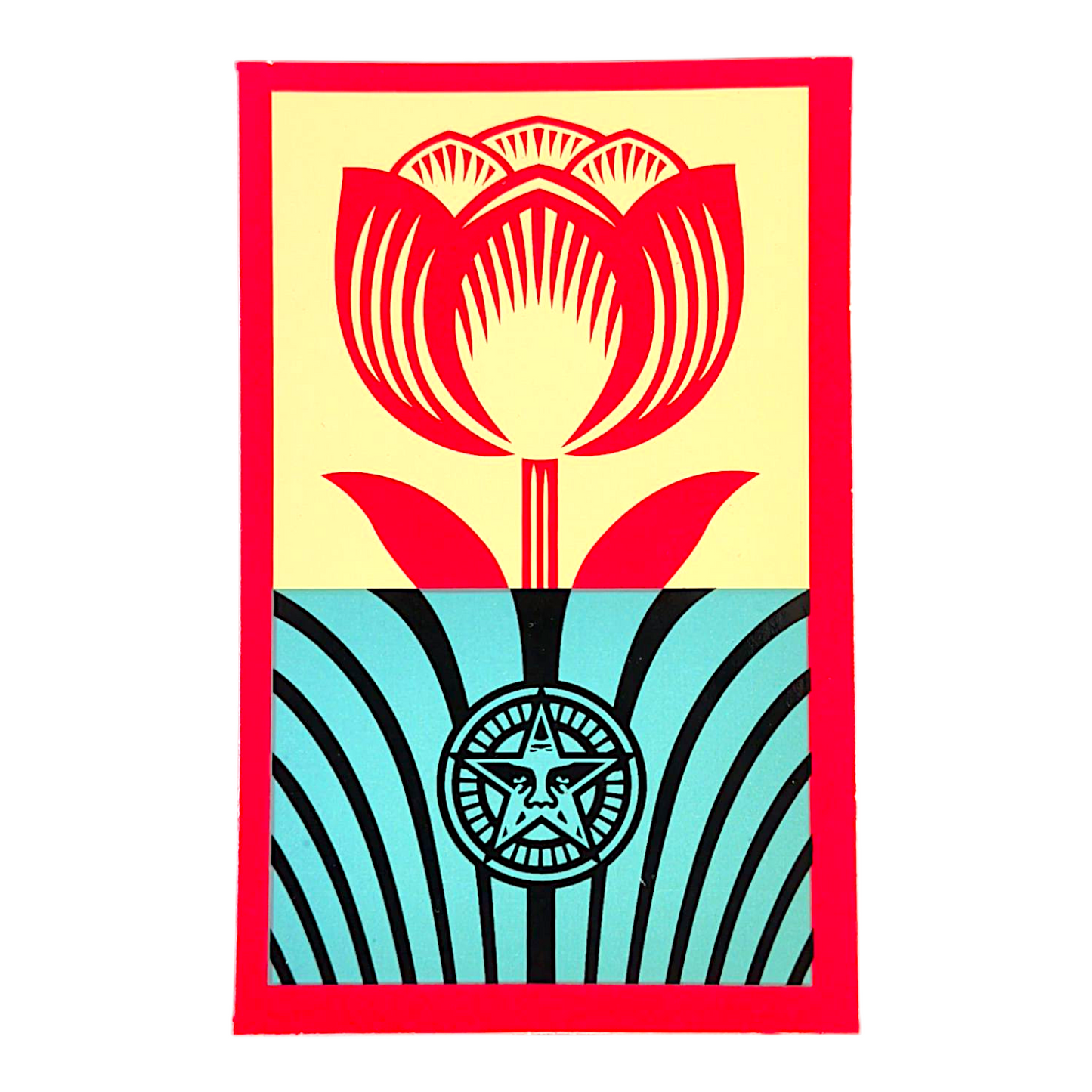 Shepard Fairey While Supplies Last Sticker