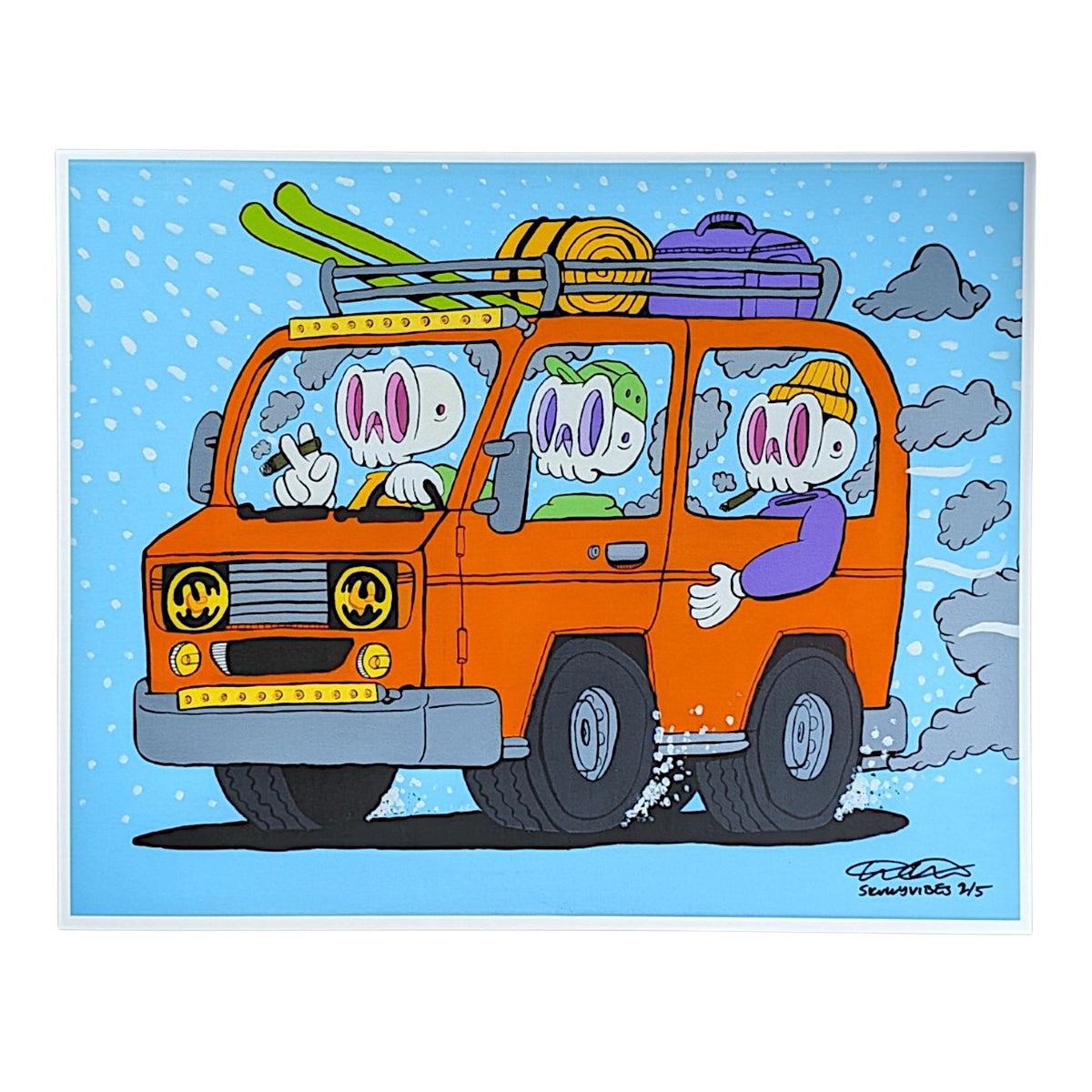 Skully Vibes "Froggy Warlock" Print