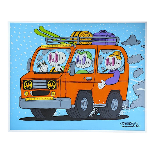 Skully Vibes "Froggy Warlock" Print