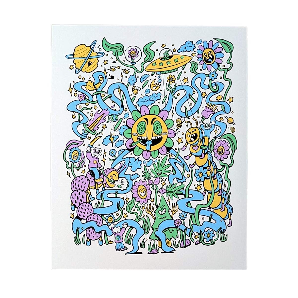 Skully Vibes "Battle for the Garden" Print