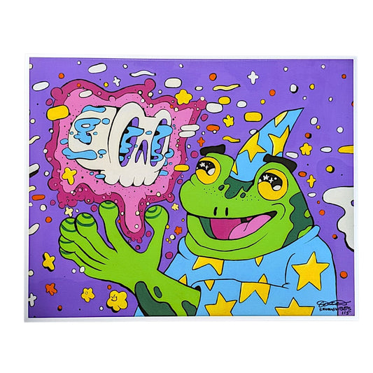 Skully Vibes "Froggy Warlock" Print