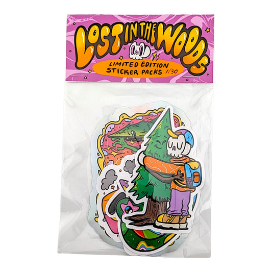 Skully Vibes "Lost in the Woods" Sticker Pack