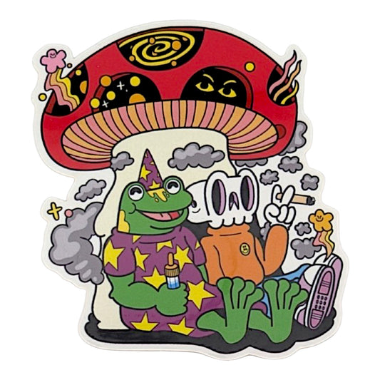Skully Vibes "Mushroom Shade" Sticker