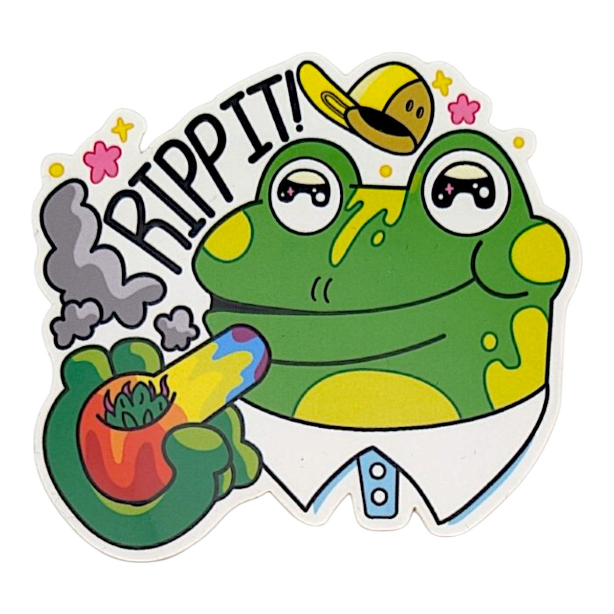 Skully Vibes "Rippit Froggy" Sticker