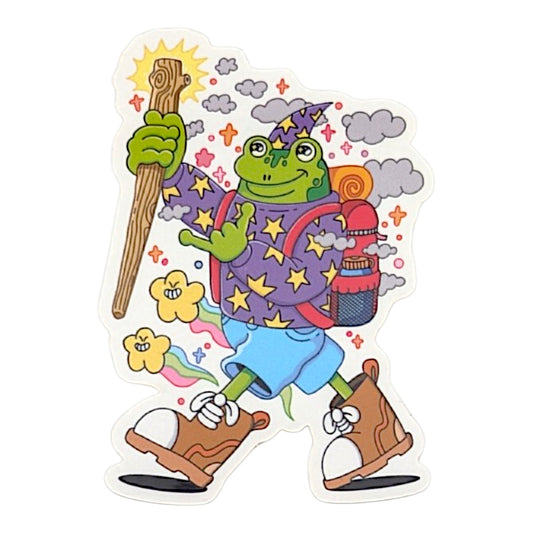 Skully Vibes "Wizard Hike" Sticker