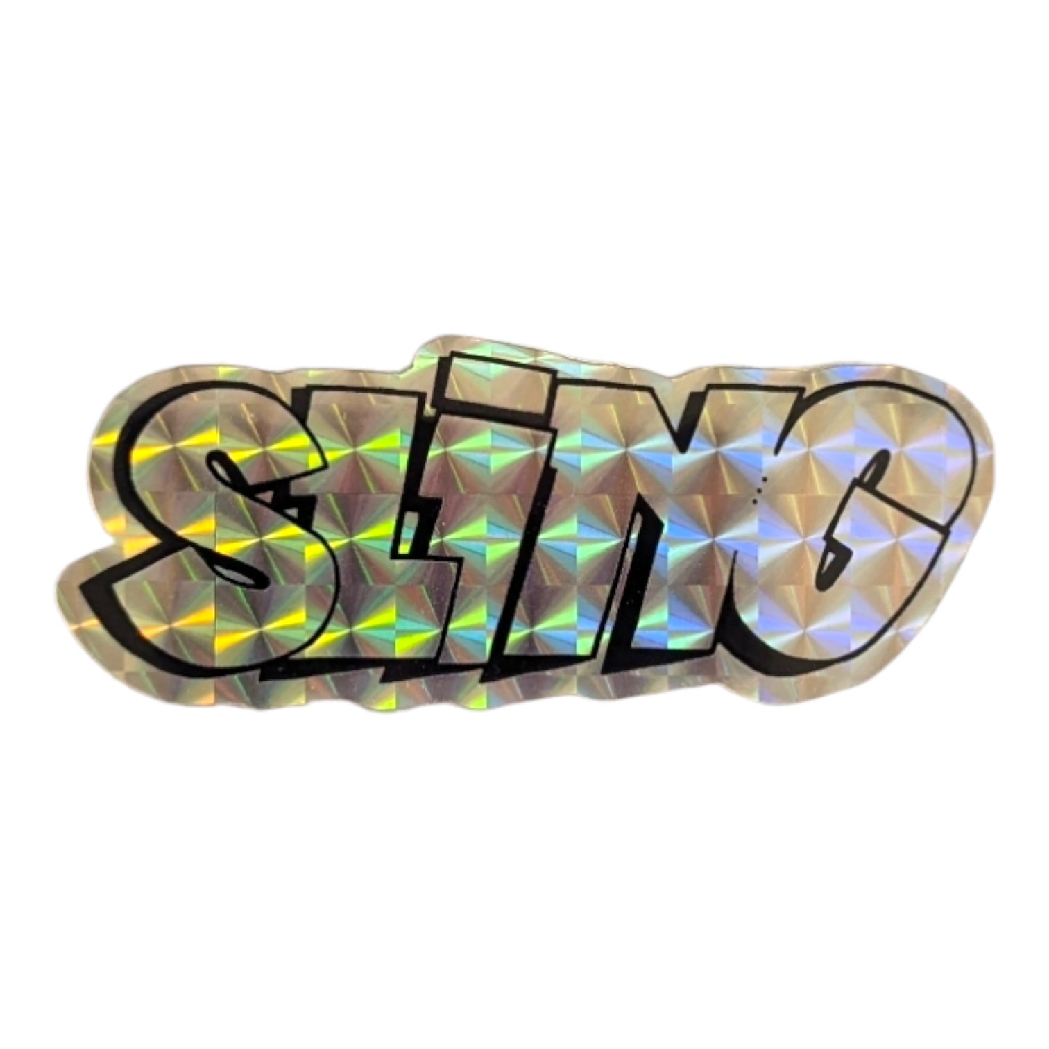 Slinger Logo Foil Sticker  Includes (1) 2.5 x 1” vinyl die cut foil sticker