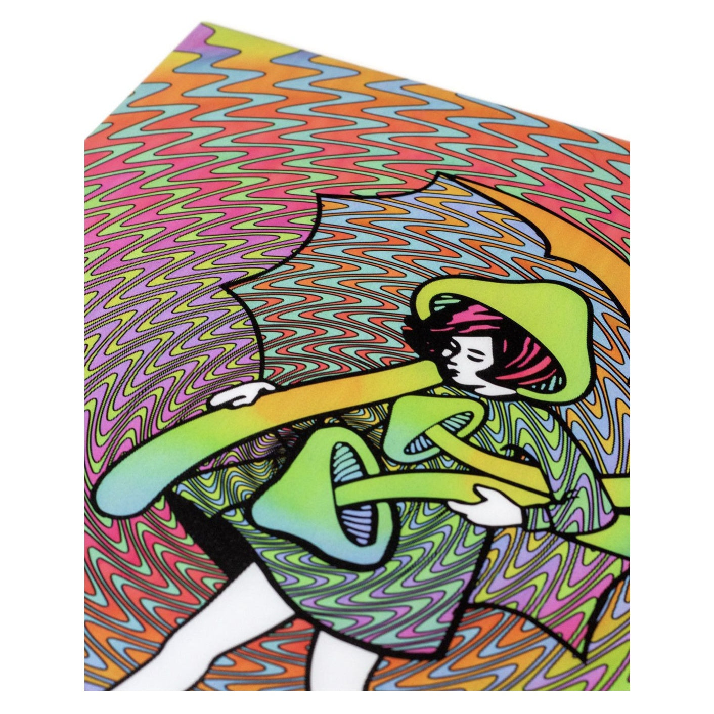 Slinger Wig Wag Shroom Girl, 2022 Set of 2 Lenticular Prints Small: 8 x 10 in | Large: 16 x 20 in Small: Edition of 120 | Large: Edition of 20   Hand Signed, Numbered + Dated by the artist on verso