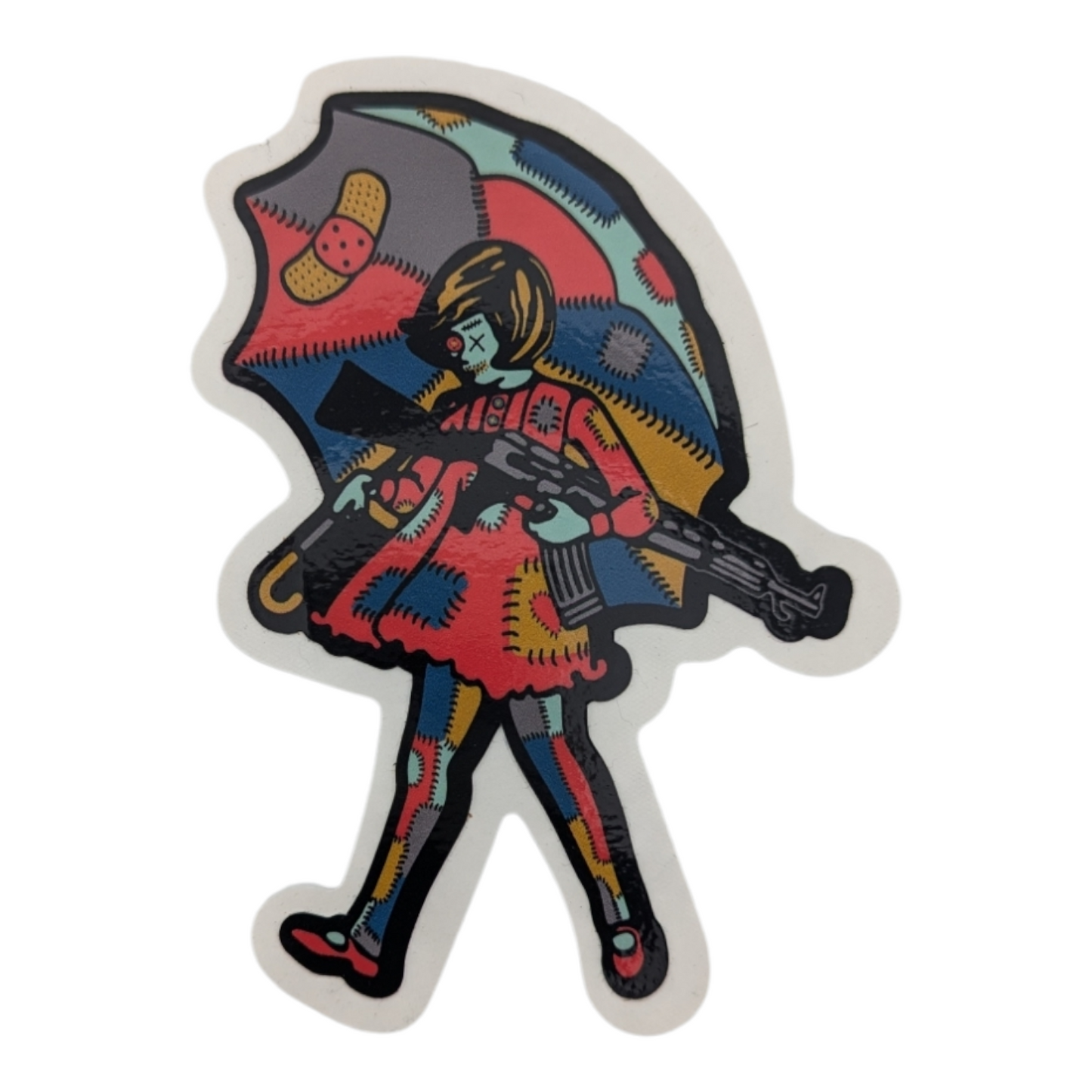 Slinger x Muller Assault Girl Sticker

Includes (1) 4” vinyl die cut sticker with clear outline