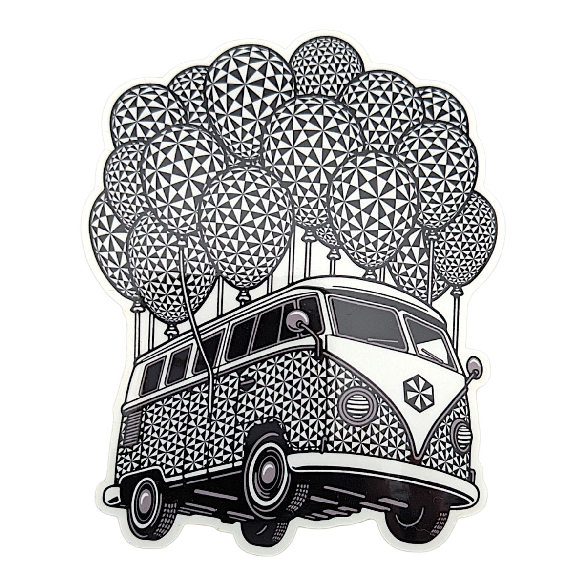 Slinger x Pyroscopic (The Parking Lot Collective) x Disk Glass
Disk Flying Bus
Vinyl sticker
3 x 4 in