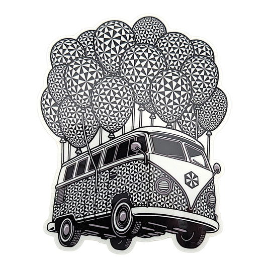 Slinger x Pyroscopic (The Parking Lot Collective) x Disk Glass
Disk Flying Bus
Vinyl sticker
3 x 4 in